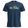Icebreaker Wander-/Freizeit Tshirt Merino 150 Tech Lite Transportage (100% Merinowolle) dunkelblau Herren