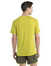 Icebreaker Funktions-Tshirt Sphere II SS - Merinowolle, Cool-Lite - feuchtigkeitsregulierend - lime/gelb Herren