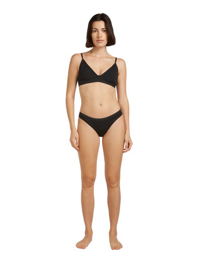 Icebreaker Unterwäsche Slip Siren Bikini (Merinowolle) schwarz Damen
