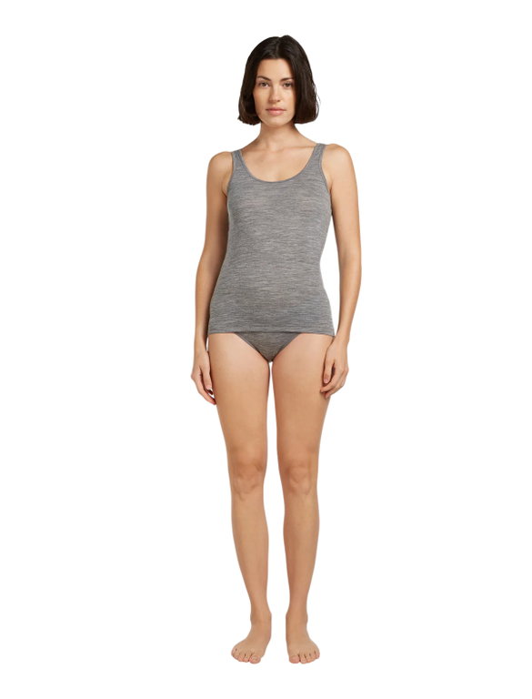 Icebreaker Unterwäsche Slip Siren Hipkini (Merinowolle) grau Damen