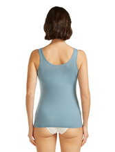 Icebreaker Unterwäsche Tank Top Siren - Merinowolle - blaugrau Damen