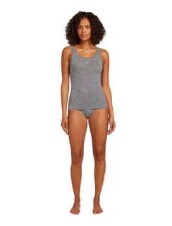Icebreaker Unterwäsche Tank Top Siren - Merinowolle - grau Damen