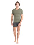 Icebreaker Unterwäsche Tshirt Anatomica SS Crewe (Merinowolle) lodengrün Herren
