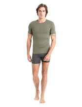 Icebreaker Unterwäsche Tshirt Anatomica SS Crewe (Merinowolle) lodengrün Herren