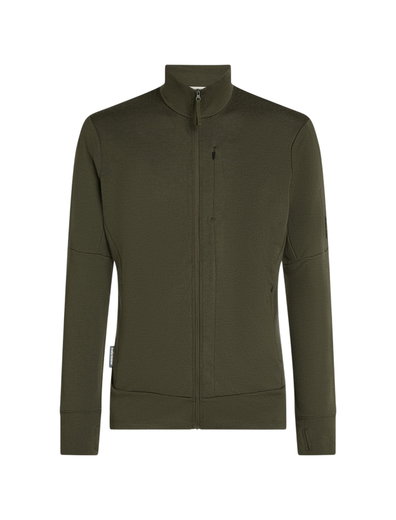 Icebreaker Wander-/Freizeitjacke Merino 260 Quantum IV Zip (Merinowolle) lodengrün Herren