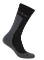 Icebreaker Wandersocke Crew Hike+ Medium (Merinowolle, strapazierfähig, leicht) schwarz/obsidian Herren