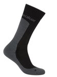 Icebreaker Wandersocke Crew Hike+ Medium (Merinowolle, strapazierfähig, leicht) schwarz/obsidian Herren