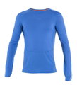 Icebreaker Bielizna Termiczna Koszulka Długorękawowa 200 ZoneKnit Crewe (Wełna Merino, dopasowana) niebieska Męska