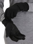 Icebreaker Winterhandschuhe Merino Quantum - touchscreenfreundlich - schwarz