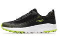 Icebug Winter-Trail Running Shoes NewRun BUGrip - with 17 dynamic carbide spikes - black/lime Men