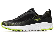 Icebug Winter-Trail-Laufschuhe NewRun BUGrip - mit 17 dynamischen Hartmetall-Spikes - schwarz/lime Herren