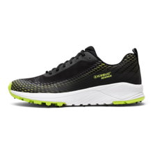 Icebug Buty biegowe Winter-Trail NewRun BUGrip - z 17 dynamicznymi kolcami z twardego metalu - czarne/limonkowe męskie