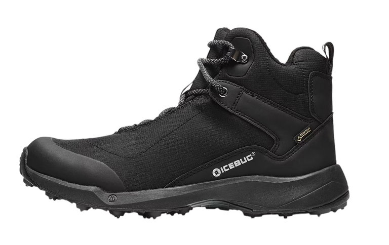Icebug Winterschuhe Pace3 BUGrip GTX (wasserdicht, mit Spikes, weiter Leisten) schwarz Herren