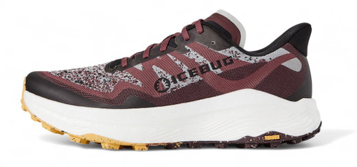 Icebug Trail-Laufschuhe Järv RB9X (Langstrecke) kirschrot/weiss/gelb Herren