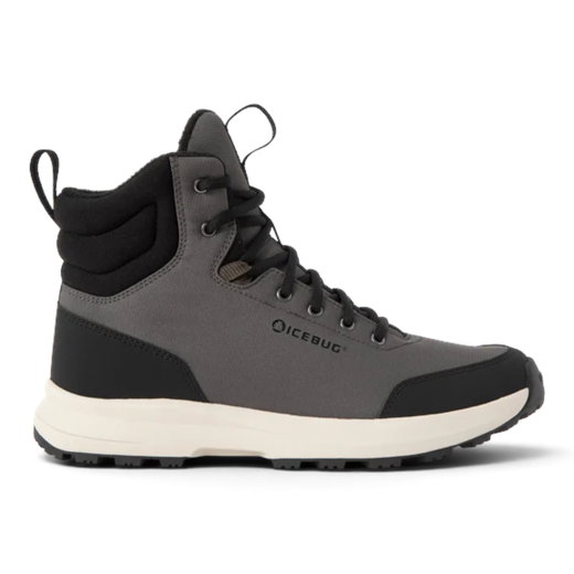 Icebug Winter-Wanderstiefel Nirak 3 NT (warm, Nordic Traction Sohle) grau/schwarz Herren