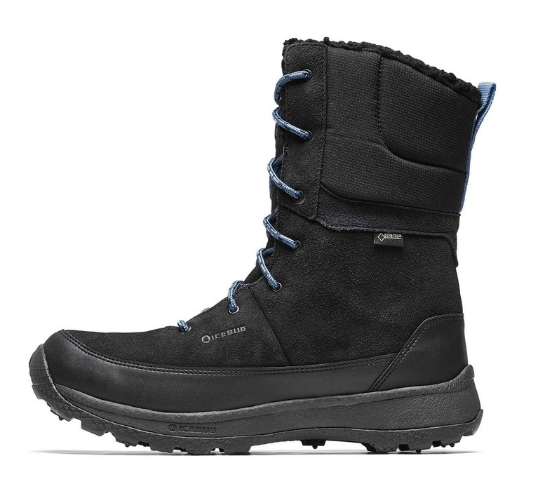 Icebug Winterstiefel Torne Biosole GTX (Nubukleder, wasserdicht, weit) schwarz Damen