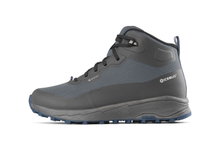 Icebug Wanderschuhe Haze Mid Biosole GTX (wasserdicht, leicht, weit) dunkelgrau/blau Damen