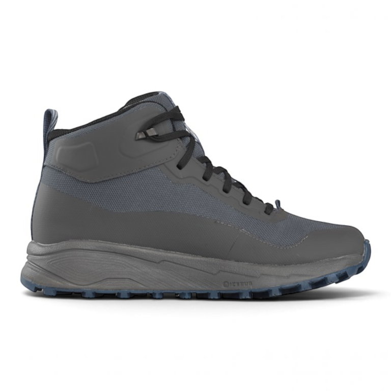 Icebug Buty trekkingowe Haze Mid Biosole GTX (wodoodporne, lekkie, szerokie) ciemnoszare/niebieskie damskie