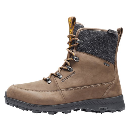 Icebug Winterstiefel Adak ReWool BUGrip (Nubukleder, Primaloft®-Bio-Isolierungm, mit Spikes) braun/grau Damen
