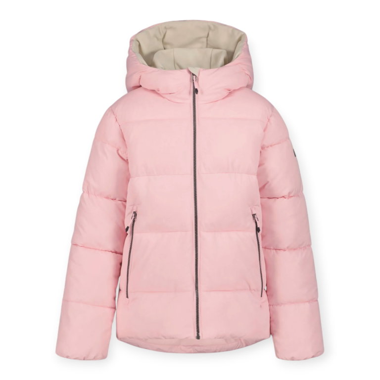 Icepeak Winter-Steppjacke Kenova in Daunenoptik (winddicht, warm, gefüttert) pink Mädchen