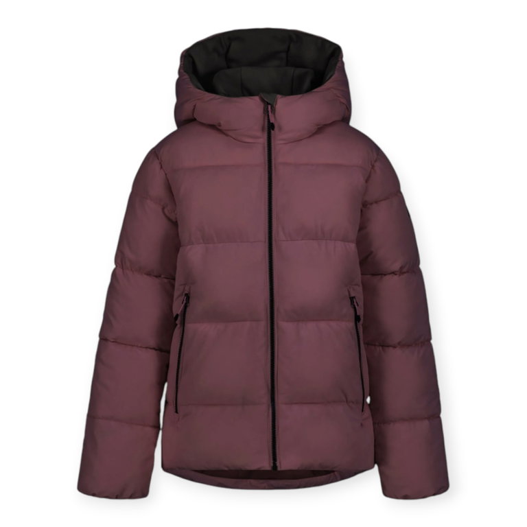 Icepeak Winter-Steppjacke Kenova in Daunenoptik (winddicht, warm, gefüttert) winerot Mädchen