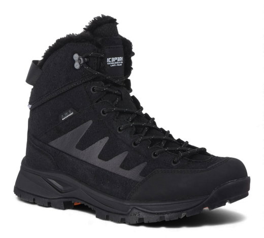 Icepeak Winterschuhe Arezzo (warm gefüttert, wasserdicht) schwarz Herren