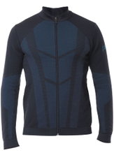Iron-IC Jacke High Neck mit Reißverschluss - 2nd Layer Full Zip - blau Herren