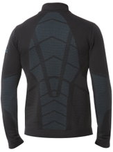 Iron-IC Jacke High Neck mit Reißverschluss - 2nd Layer Full Zip - schwarz Herren