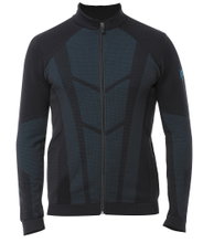 Iron-IC Jacke High Neck mit Reißverschluss - 2nd Layer Full Zip - schwarz Herren
