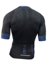 Iron-IC Bike T-shirt Hero Full Zip Kurzarm schwarz Herren