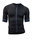 Iron-IC Bike T-shirt Hero Full Zip Kurzarm schwarz Herren