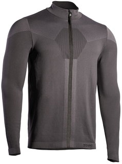 Iron-IC Techno Fleecejacke Maglia mit Reißverschluss - 2nd Layer Full Zip - anthrazitgrau Herren