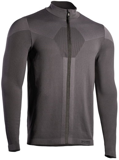 Iron-IC Techno Fleecejacke Maglia mit Reißverschluss - 2nd Layer Full Zip - anthrazitgrau Herren