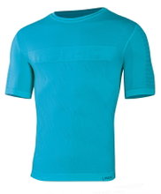 Iron-IC Laufshirt Performance Kurzarm türkis Herren