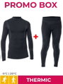 Iron-IC Funktionsunterwäsche-Set (Hose + Langarmshirt) Thermic schwarz Kinder