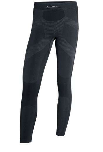 Iron-IC Funktionsunterwäsche Hose Thermic (atmungsaktiv, hoher Tragekomfort) lang schwarz Kinder