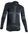 Iron-IC Funktionsunterwäsche Langarmshirt Performance (atmungsaktiv) schwarz/grau Kinder
