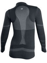 Iron-IC Funktionsunterwäsche Langarmshirt Performance (atmungsaktiv) schwarz/grau Kinder