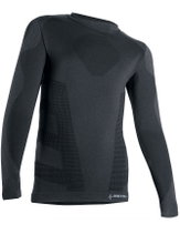 Iron-IC Funktionsunterwäsche Langarmshirt Thermic (warm, atmungsaktiv) schwarz Kinder