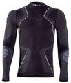 Iron-IC Funktionsunterwäsche Langarmshirt Performance (atmungsaktiv) schwarz/grau Herren