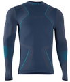 Iron-IC Funktionsunterwäsche Langarmshirt Performance (atmungsaktiv) blau Herren
