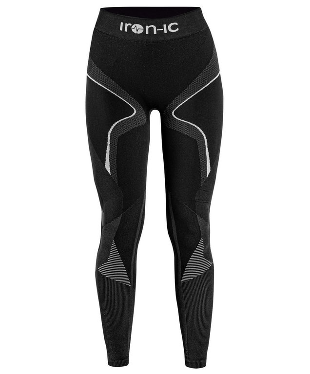 Iron-IC Funktionsunterwäsche Hose Performance (atmungsaktiv) lang schwarz Damen
