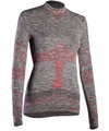 Iron-IC Langarmshirt Performance (leicht und atmungsaktiv) Ünterwasche graumelange Damen