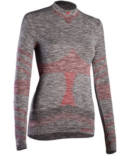 Iron-IC Long Sleeve Performance Shirt (lightweight and breathable) Underwear grey melange Women