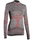 Iron-IC Langarmshirt Performance (leicht und atmungsaktiv) Ünterwasche graumelange Damen