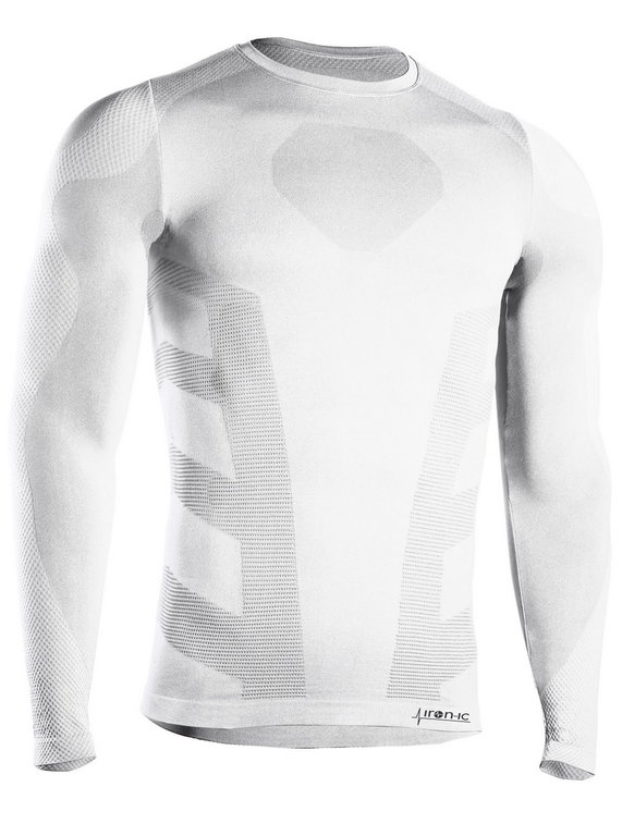 Iron-IC Functional Underwear Long Sleeve Shirt I-Soft (seamless) white Men