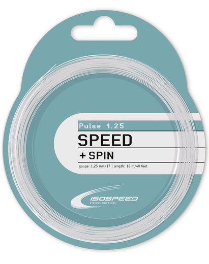 IsoSpeed Tennissaite Pulse New (Haltbarkeit+Power) weiss 12m Set