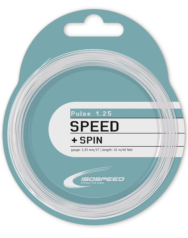IsoSpeed Tennissaite Pulse New (Haltbarkeit+Power) weiss 12m Set