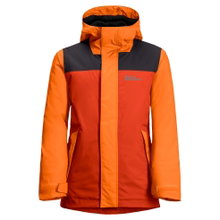 Jack Wolfskin Winterjacke Icy Mountain (wasser- und winddicht, atmungsaktiv,warm) orange Kids