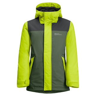 Jack Wolfskin Winterjacke Icy Mountain (wasser- und winddicht, atmungsaktiv,warm) grün Jugendliche
